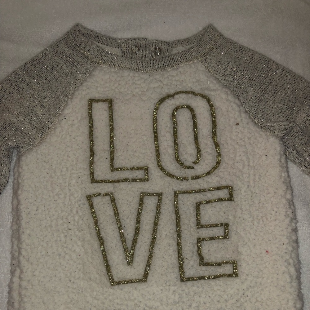 Toddler girls “LOVE” Sweater